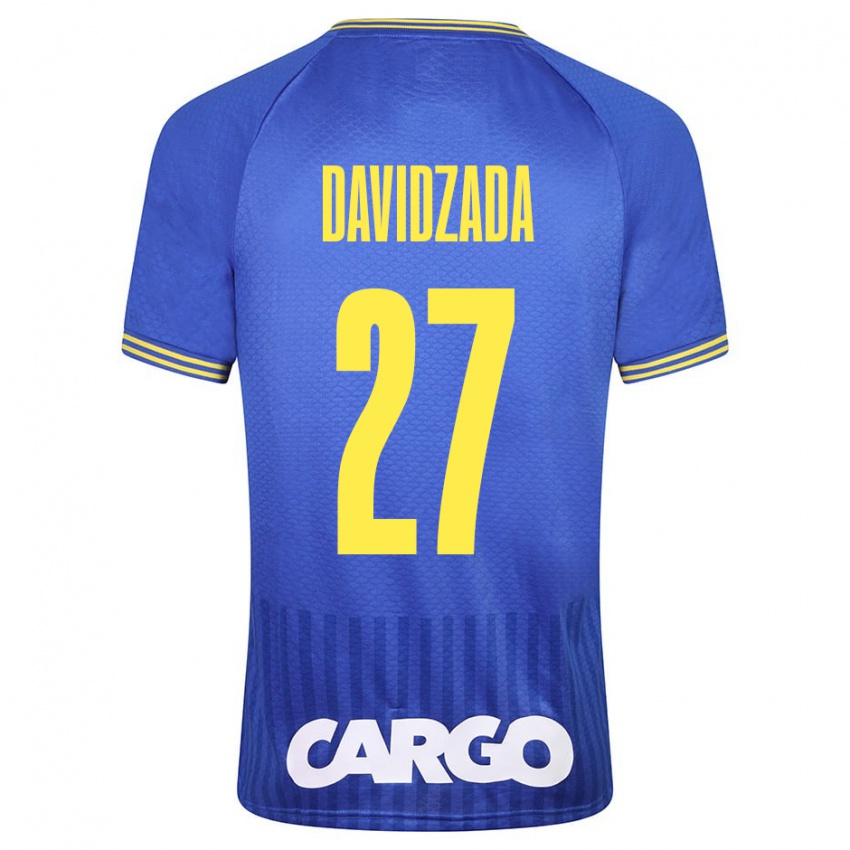 Kinderen Ofir Davidzada #27 Blauw Uitshirt Uittenue 2023/24 T-Shirt België