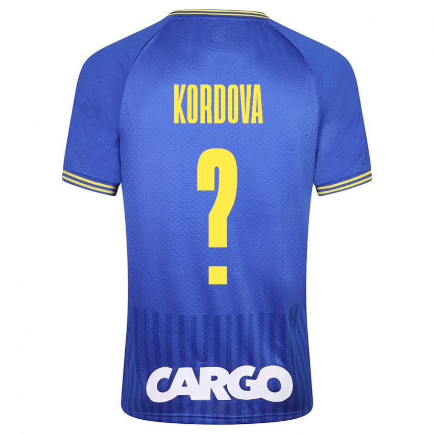 Kinderen Adir Kordova #0 Blauw Uitshirt Uittenue 2023/24 T-Shirt België