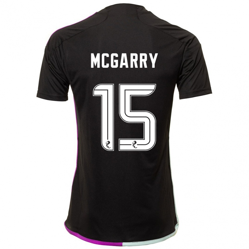 Kinderen James Mcgarry #15 Zwart Uitshirt Uittenue 2023/24 T-Shirt België