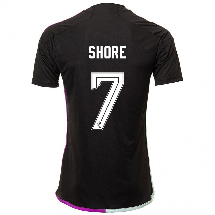 Kinderen Eilidh Shore #7 Zwart Uitshirt Uittenue 2023/24 T-Shirt België