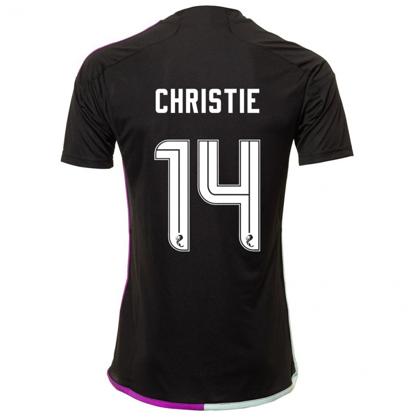 Kinderen Mya Christie #14 Zwart Uitshirt Uittenue 2023/24 T-Shirt België