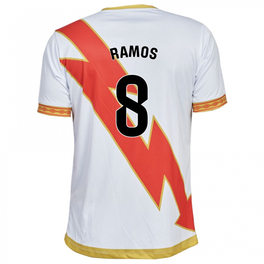 Heren Iván Ramos #8 Wit Thuisshirt Thuistenue 2023/24 T-Shirt België