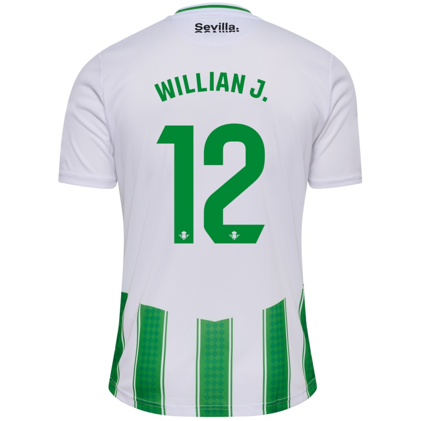 Heren Willian Jose #12 Wit Thuisshirt Thuistenue 2023/24 T-Shirt België