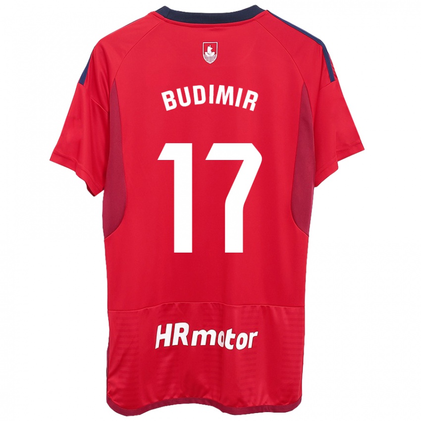 Heren Ante Budimir #17 Rood Thuisshirt Thuistenue 2023/24 T-Shirt België