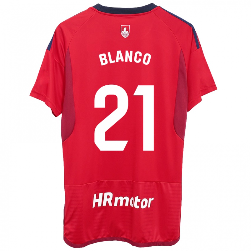 Heren Alexia Blanco Llacuno #21 Rood Thuisshirt Thuistenue 2023/24 T-Shirt België