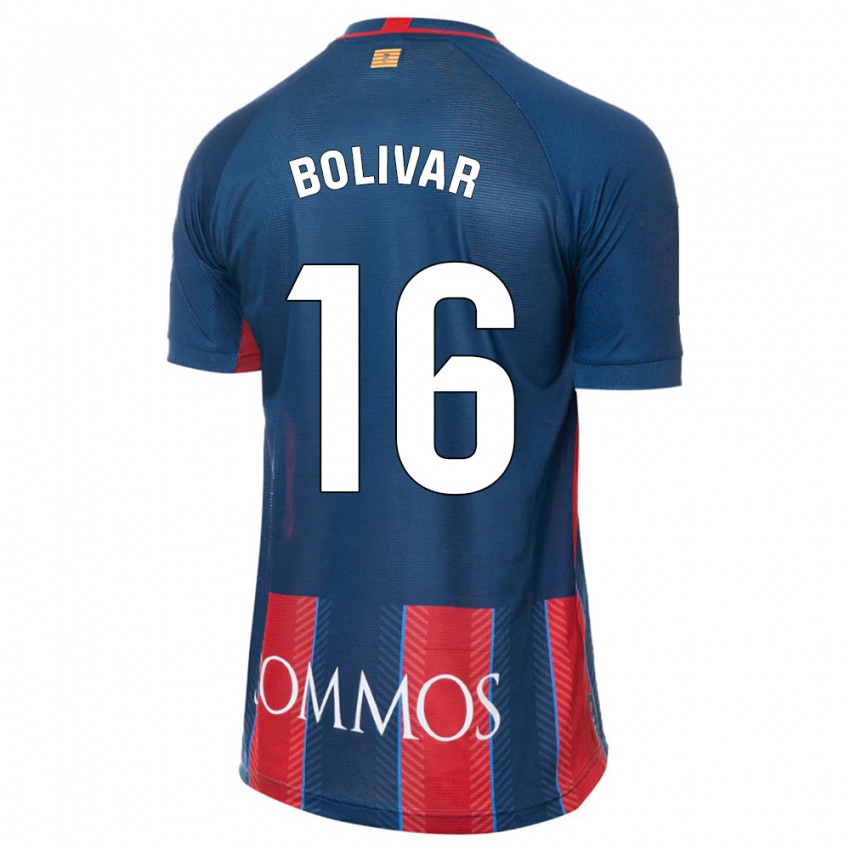 Heren Jovanny Bolívar #16 Marine Thuisshirt Thuistenue 2023/24 T-Shirt België