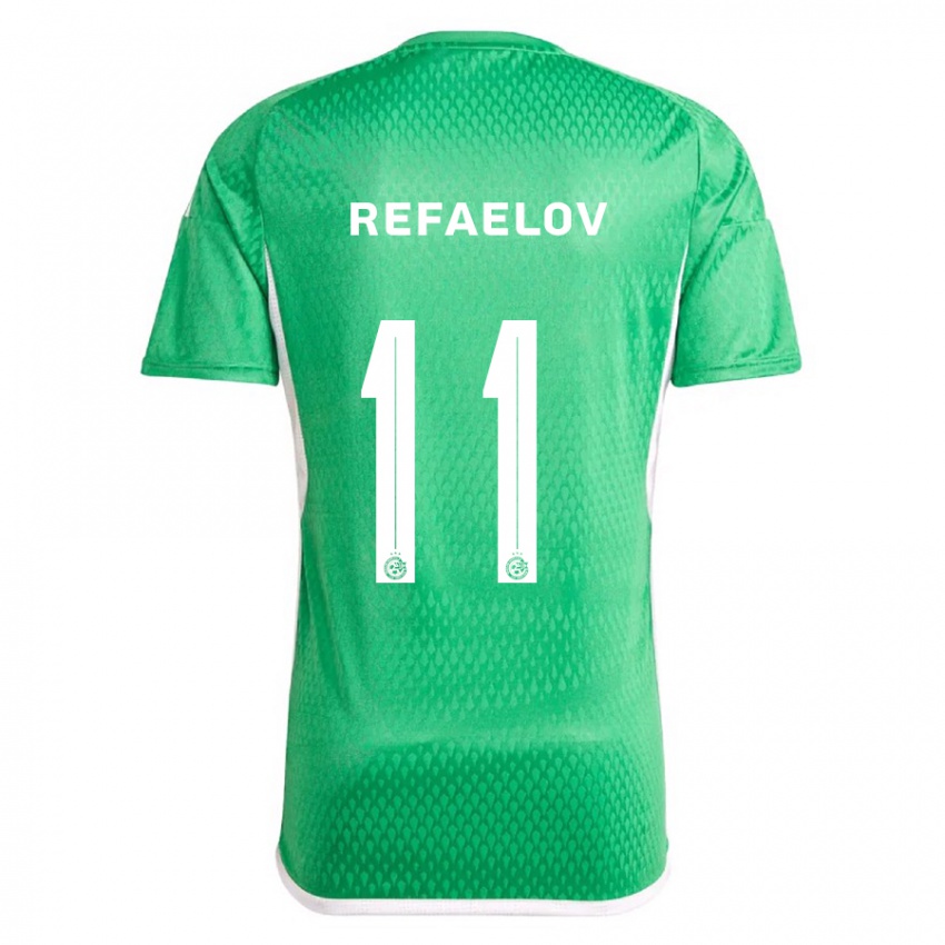 Heren Lior Refaelov #11 Wit Blauw Thuisshirt Thuistenue 2023/24 T-Shirt België