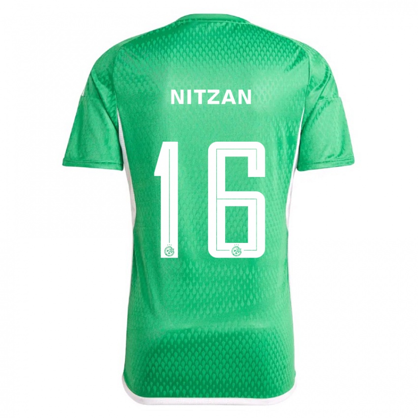 Heren Itamar Nitzan #16 Wit Blauw Thuisshirt Thuistenue 2023/24 T-Shirt België