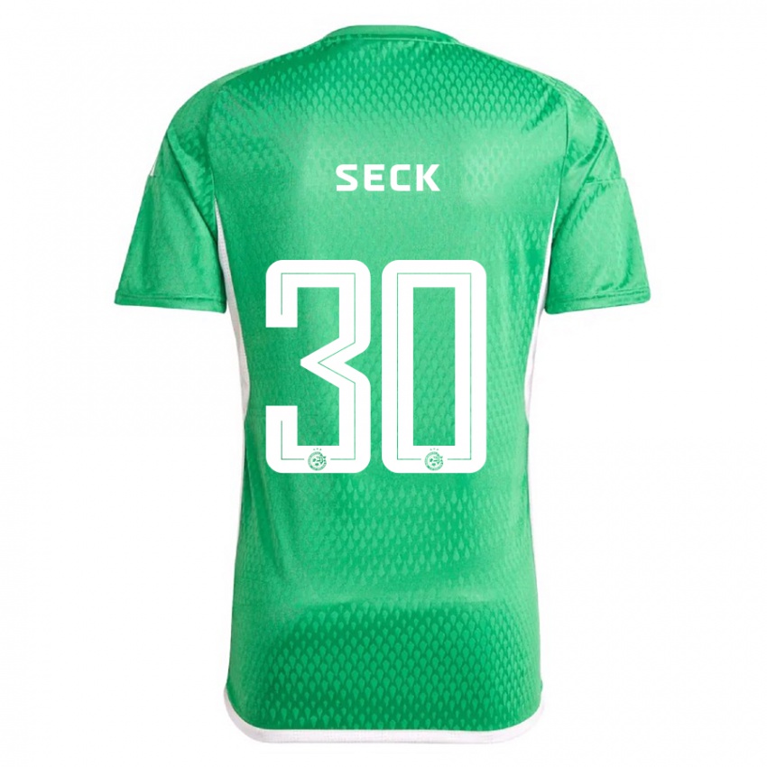 Heren Abdoulaye Seck #30 Wit Blauw Thuisshirt Thuistenue 2023/24 T-Shirt België
