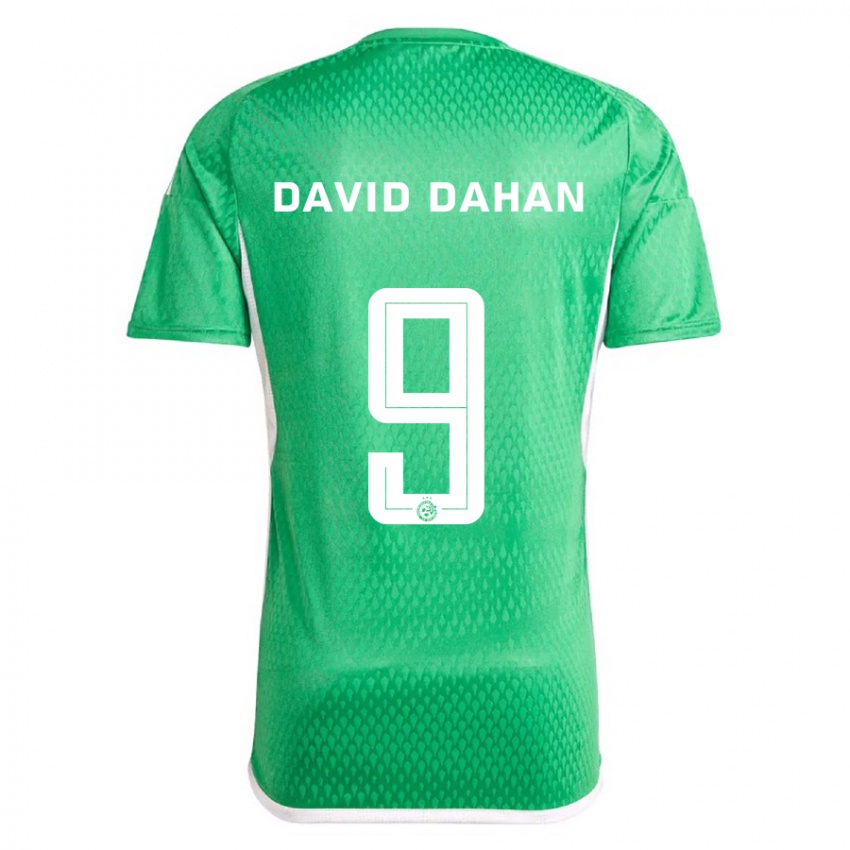 Heren Omer David Dahan #9 Wit Blauw Thuisshirt Thuistenue 2023/24 T-Shirt België