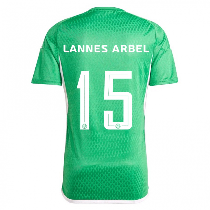 Heren Tomer Lannes Arbel #15 Wit Blauw Thuisshirt Thuistenue 2023/24 T-Shirt België