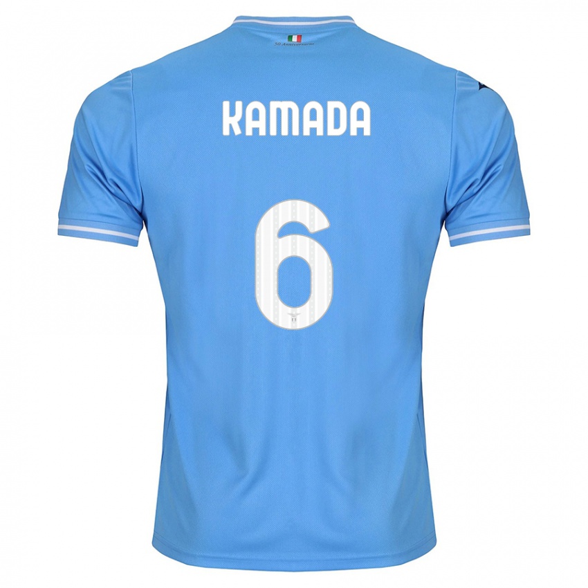 Heren Daichi Kamada #6 Blauw Thuisshirt Thuistenue 2023/24 T-Shirt België