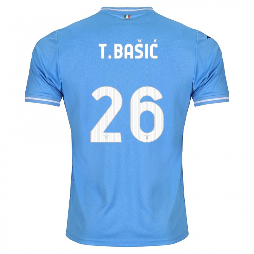 Heren Toma Basic #26 Blauw Thuisshirt Thuistenue 2023/24 T-Shirt België