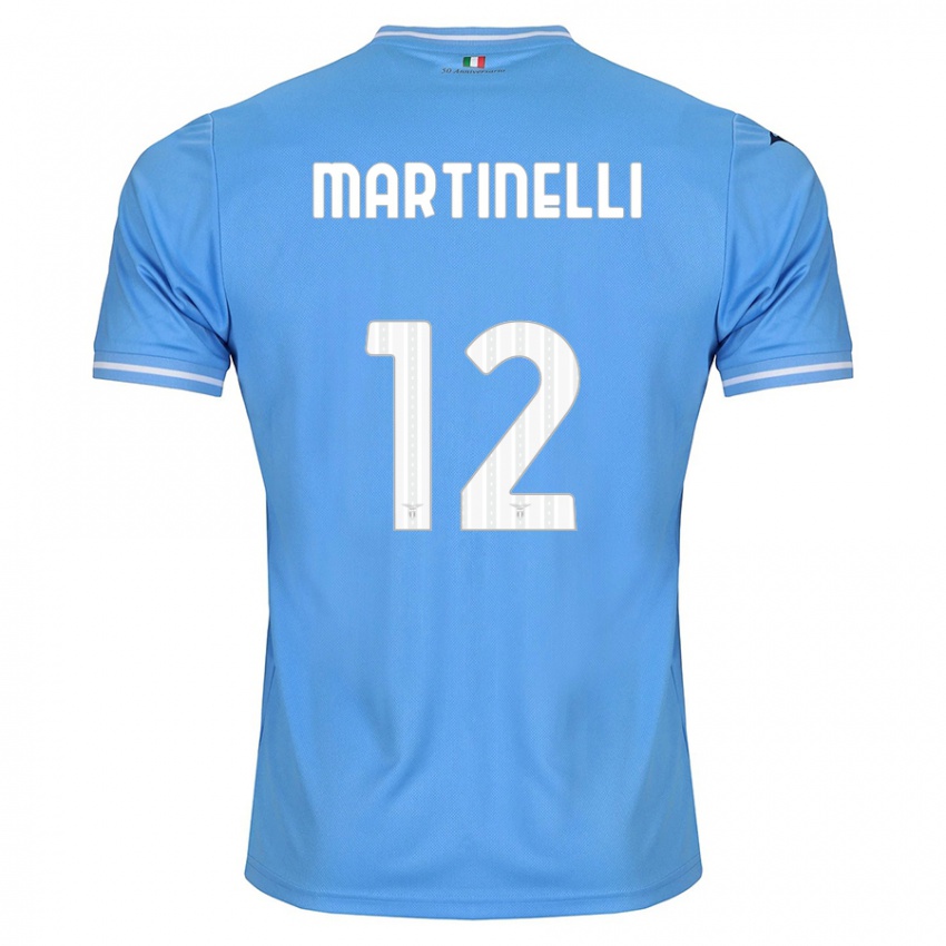 Heren Leonardo Martinelli #12 Blauw Thuisshirt Thuistenue 2023/24 T-Shirt België