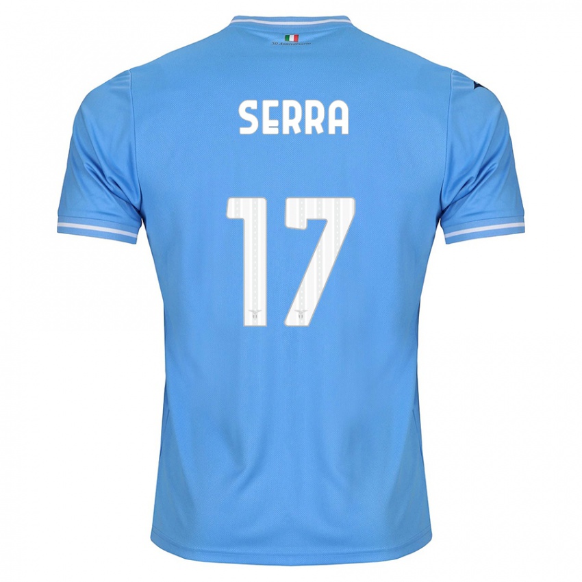 Heren Federico Serra #17 Blauw Thuisshirt Thuistenue 2023/24 T-Shirt België