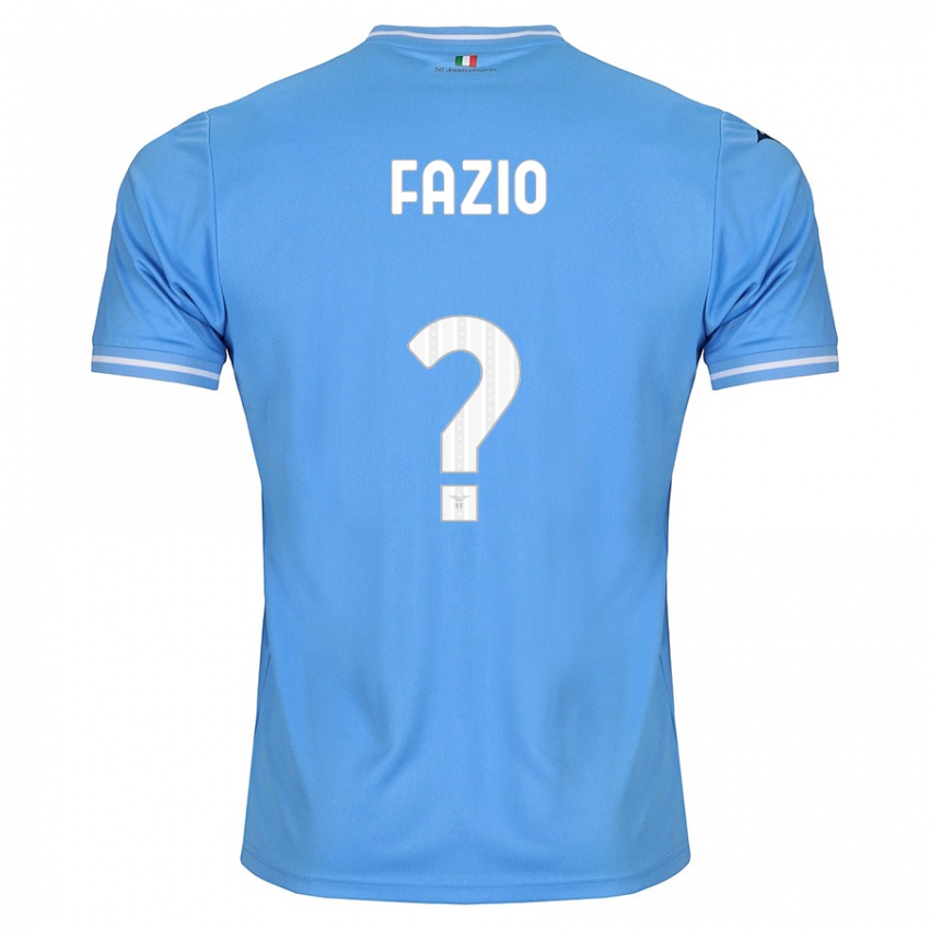 Heren Francesco Fazio #0 Blauw Thuisshirt Thuistenue 2023/24 T-Shirt België