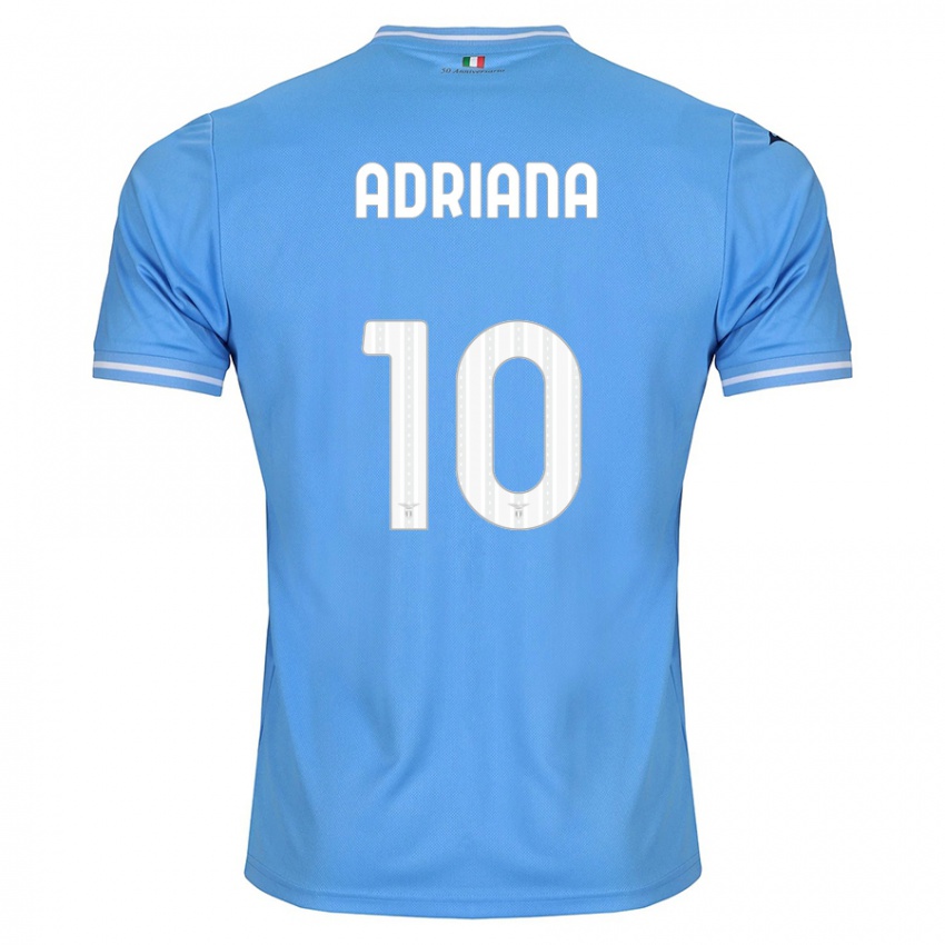 Heren Adriana Martín Santamaría #10 Blauw Thuisshirt Thuistenue 2023/24 T-Shirt België