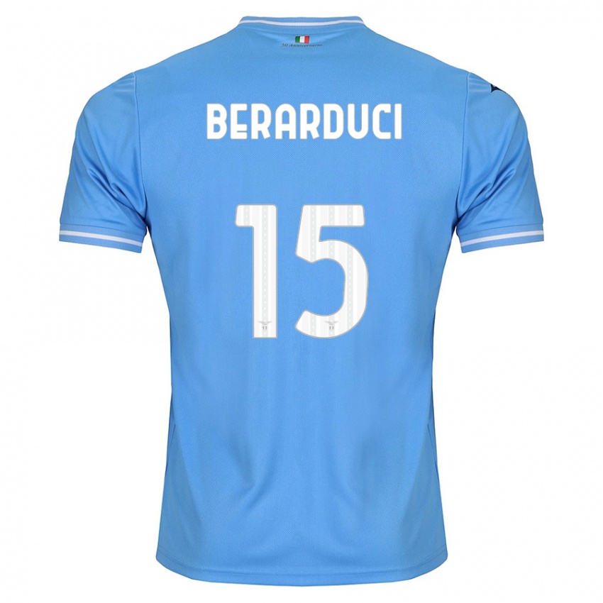 Heren Martina Berarduci #15 Blauw Thuisshirt Thuistenue 2023/24 T-Shirt België