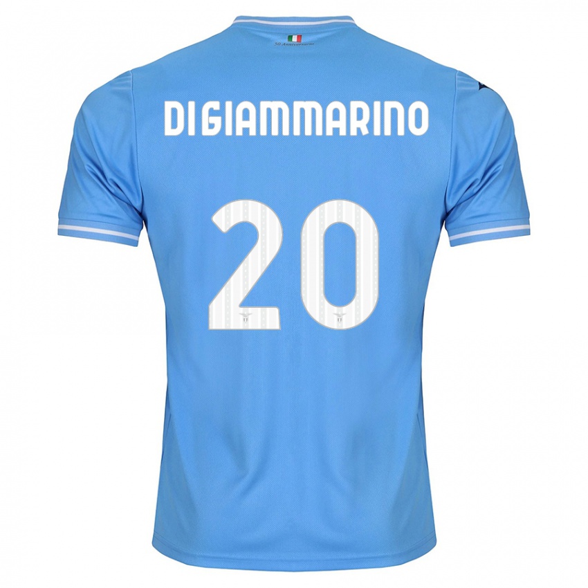 Heren Virginia Di Giammarino #20 Blauw Thuisshirt Thuistenue 2023/24 T-Shirt België