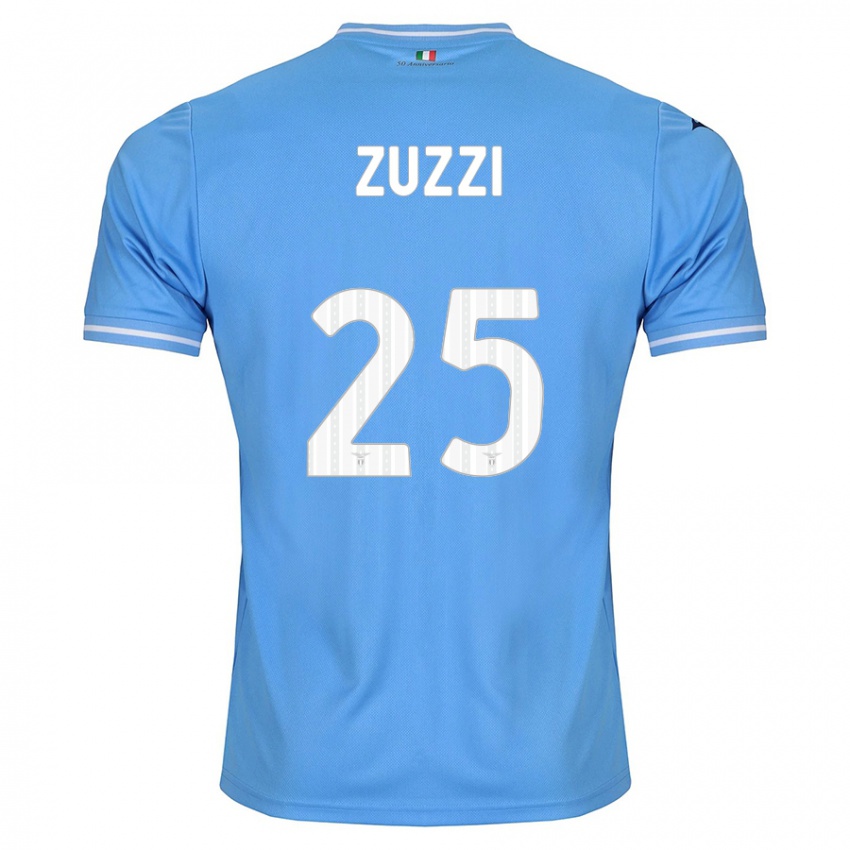 Heren Giorgia Zuzzi #25 Blauw Thuisshirt Thuistenue 2023/24 T-Shirt België