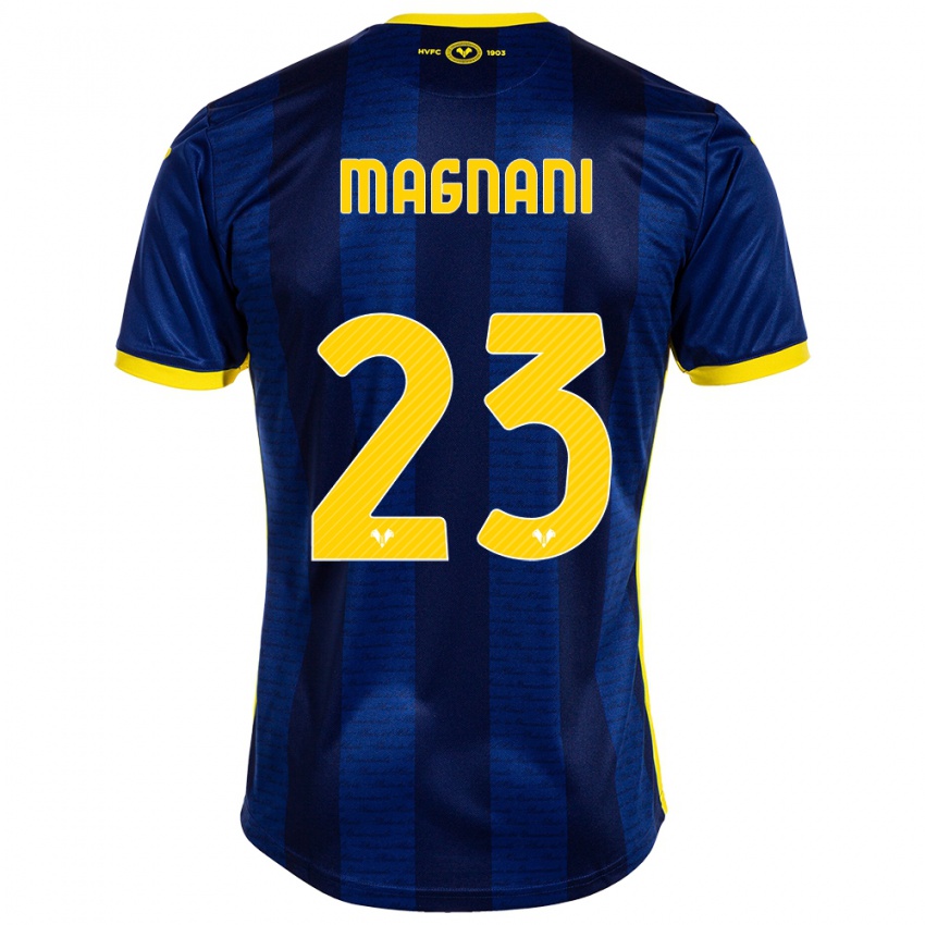 Heren Giangiacomo Magnani #23 Marine Thuisshirt Thuistenue 2023/24 T-Shirt België