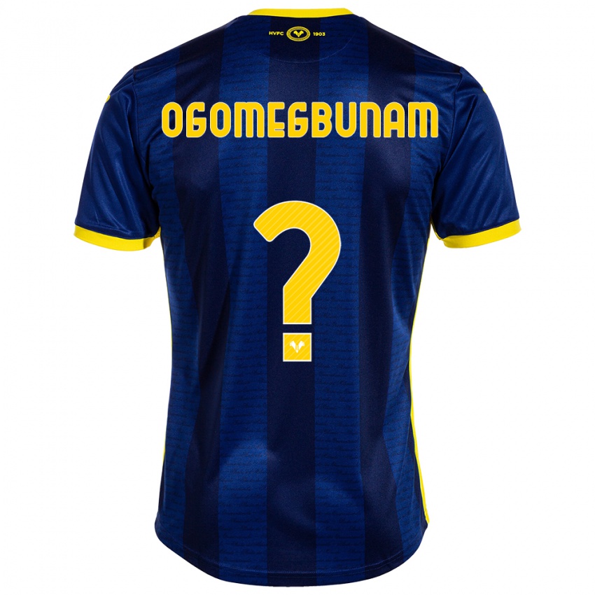 Heren Izu Ogomegbunam #0 Marine Thuisshirt Thuistenue 2023/24 T-Shirt België