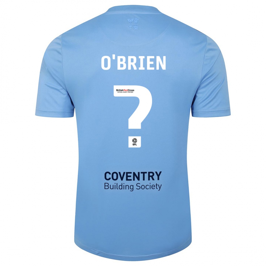 Heren Fionn O'brien #0 Hemelsblauw Thuisshirt Thuistenue 2023/24 T-Shirt België