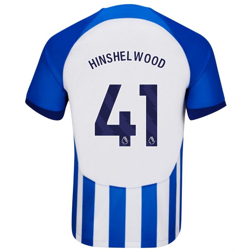 Herren Jack Hinshelwood #41 Blau Heimtrikot Trikot 2023/24 T-Shirt Belgien