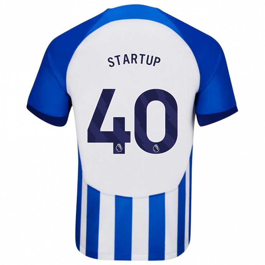 Herren Katie Startup #40 Blau Heimtrikot Trikot 2023/24 T-Shirt Belgien