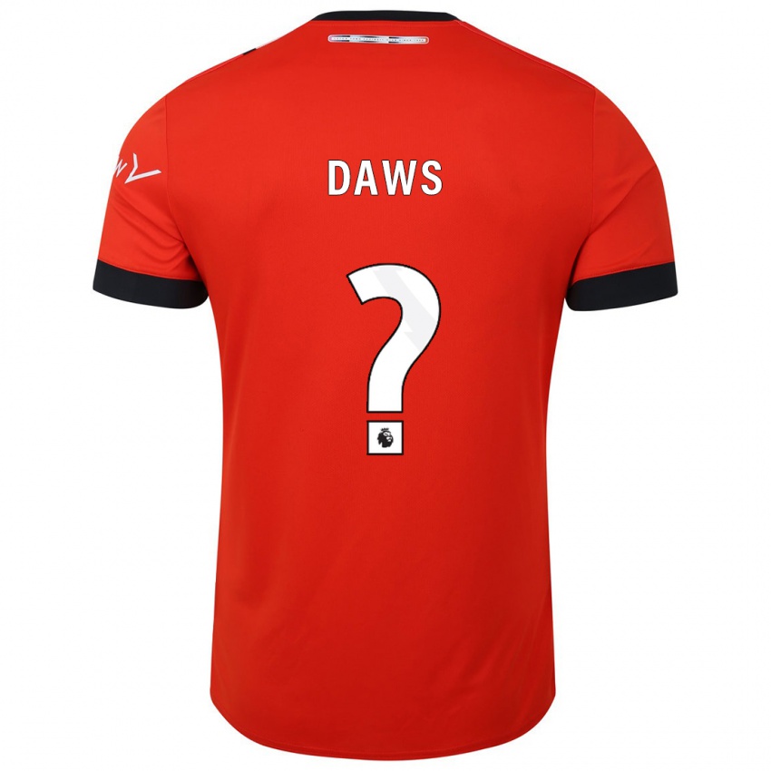 Heren Marcus Daws #0 Rood Thuisshirt Thuistenue 2023/24 T-Shirt België
