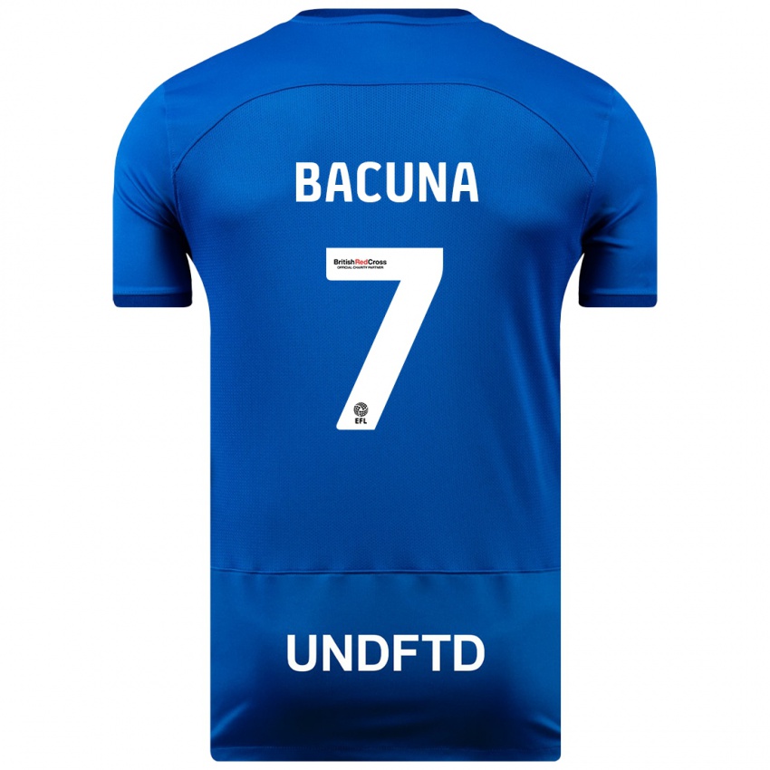 Heren Juninho Bacuna #7 Blauw Thuisshirt Thuistenue 2023/24 T-Shirt België