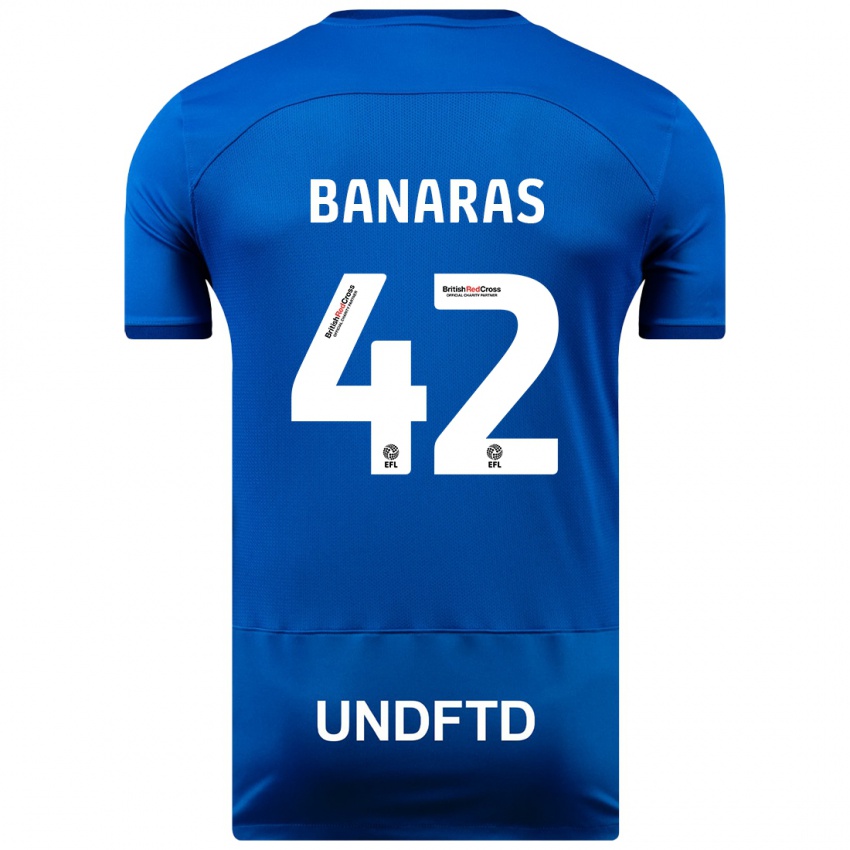 Heren Layla Banaras #42 Blauw Thuisshirt Thuistenue 2023/24 T-Shirt België