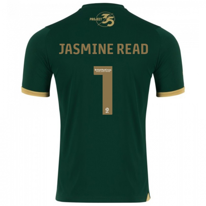 Homme Maillot Jasmine Read #1 Vert Tenues Domicile 2023/24 T-Shirt Belgique