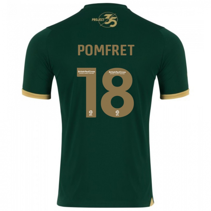 Heren Taya Pomfret #18 Groente Thuisshirt Thuistenue 2023/24 T-Shirt België