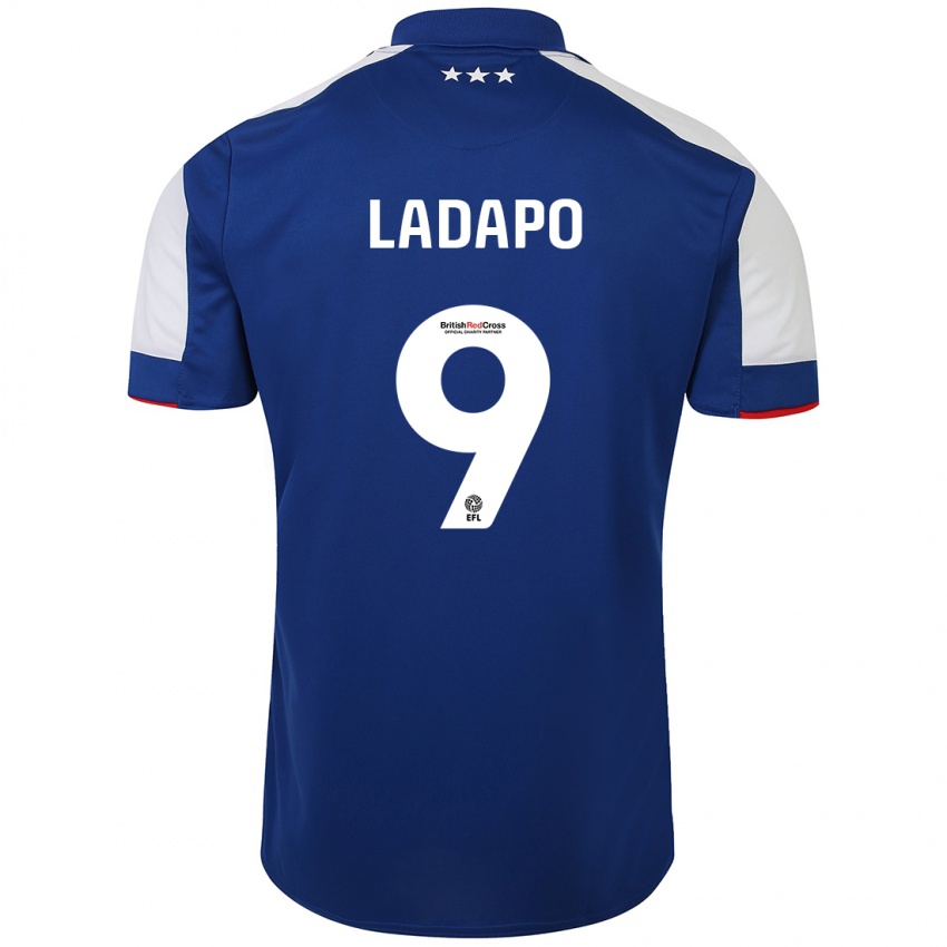 Heren Freddie Ladapo #9 Blauw Thuisshirt Thuistenue 2023/24 T-Shirt België