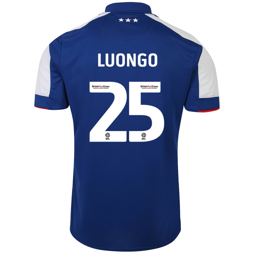 Heren Massimo Luongo #25 Blauw Thuisshirt Thuistenue 2023/24 T-Shirt België