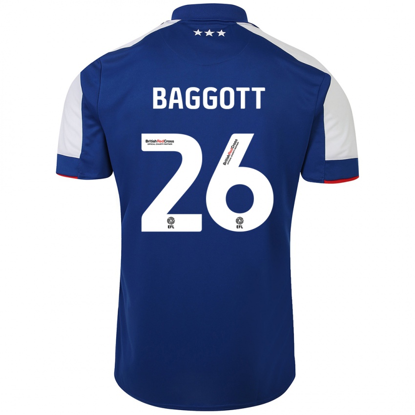 Heren Elkan Baggott #26 Blauw Thuisshirt Thuistenue 2023/24 T-Shirt België