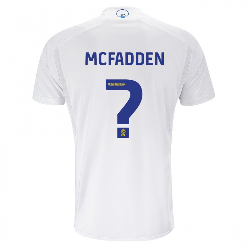 Heren Max Mcfadden #0 Wit Thuisshirt Thuistenue 2023/24 T-Shirt België