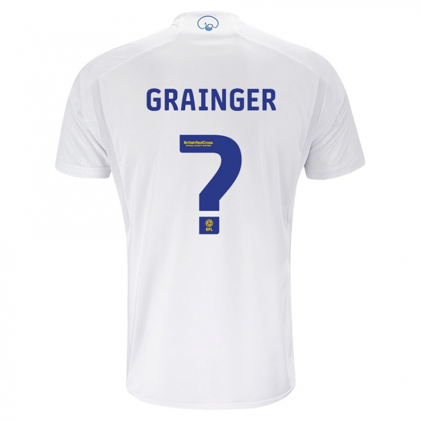 Heren Owen Grainger #0 Wit Thuisshirt Thuistenue 2023/24 T-Shirt België