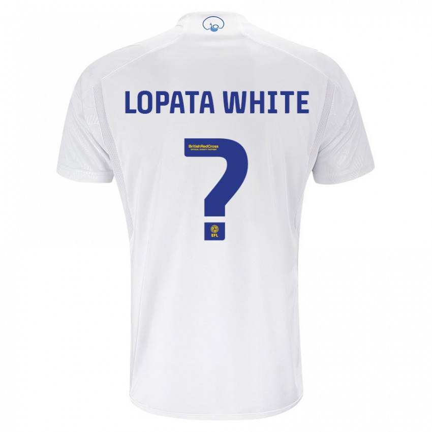 Heren Reuben Lopata-White #0 Wit Thuisshirt Thuistenue 2023/24 T-Shirt België