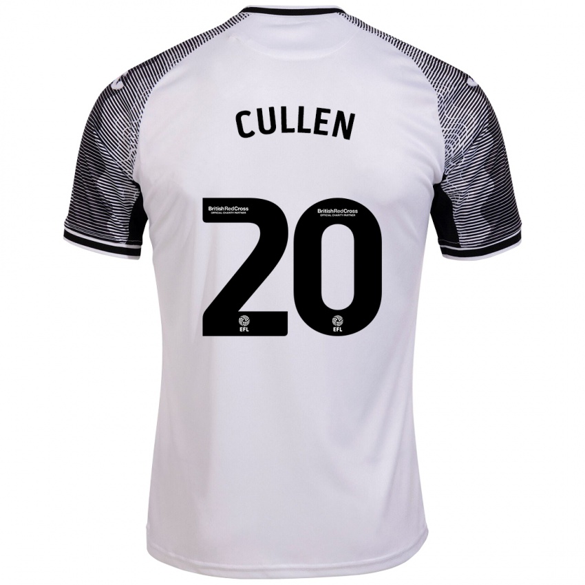 Heren Liam Cullen #20 Wit Thuisshirt Thuistenue 2023/24 T-Shirt België