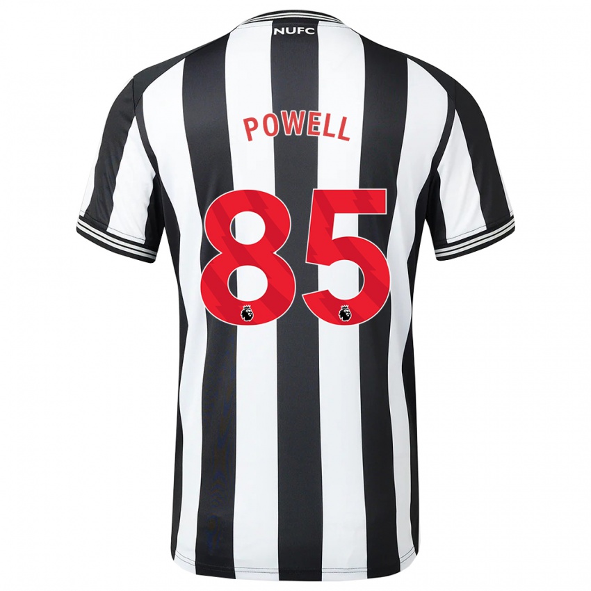 Heren Rory Powell #85 Zwart Wit Thuisshirt Thuistenue 2023/24 T-Shirt België