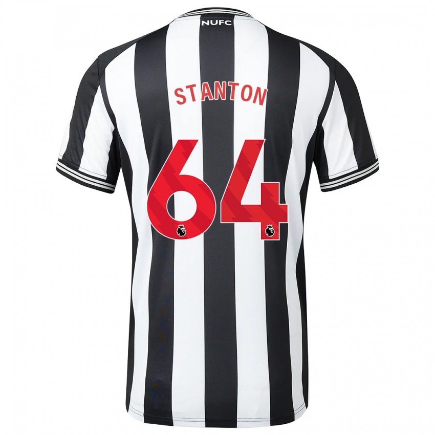 Heren Ellis Stanton #64 Zwart Wit Thuisshirt Thuistenue 2023/24 T-Shirt België