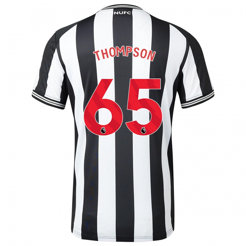 Heren Ciaran Thompson #65 Zwart Wit Thuisshirt Thuistenue 2023/24 T-Shirt België