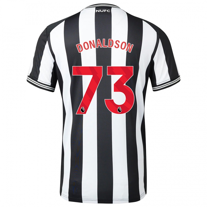Herren Josh Donaldson #73 Schwarz-Weiss Heimtrikot Trikot 2023/24 T-Shirt Belgien