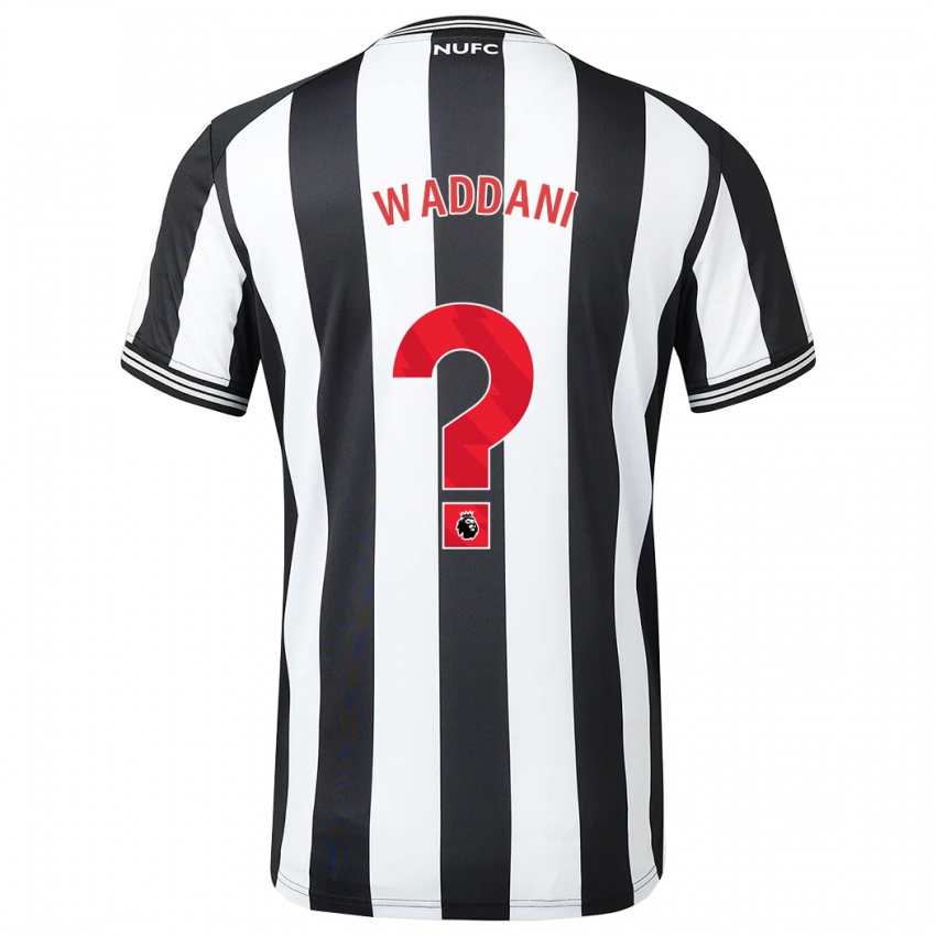 Herren Mohamed Waddani #0 Schwarz-Weiss Heimtrikot Trikot 2023/24 T-Shirt Belgien