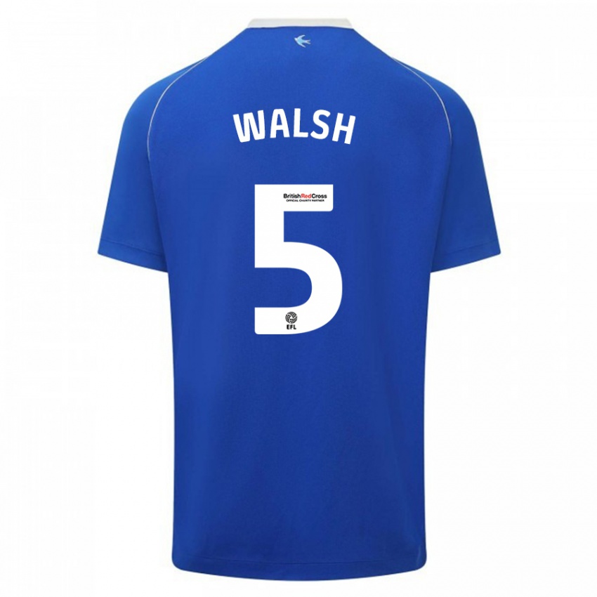 Herren Siobhan Walsh #5 Blau Heimtrikot Trikot 2023/24 T-Shirt Belgien