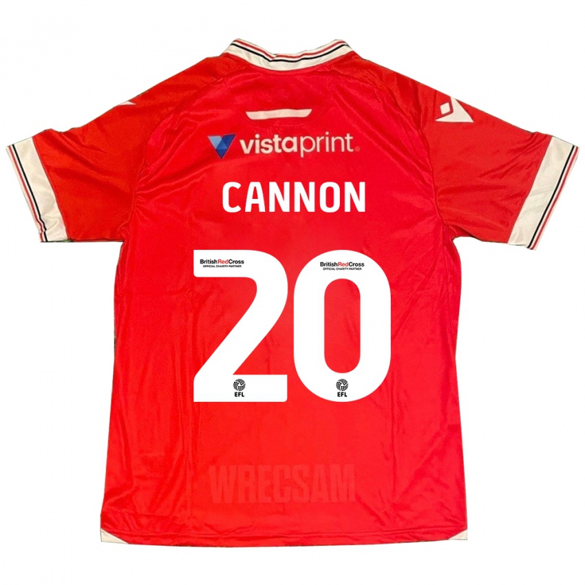 Heren Andy Cannon #20 Rood Thuisshirt Thuistenue 2023/24 T-Shirt België