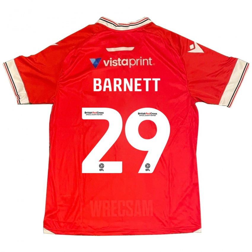 Heren Ryan Barnett #29 Rood Thuisshirt Thuistenue 2023/24 T-Shirt België