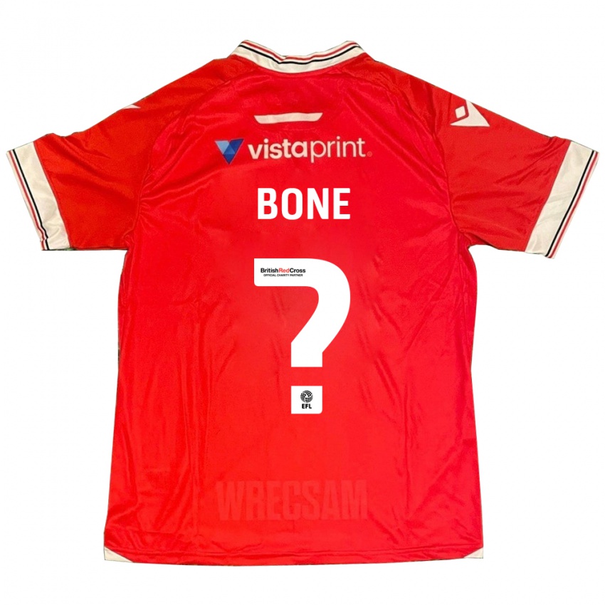 Heren Kai Bone #0 Rood Thuisshirt Thuistenue 2023/24 T-Shirt België